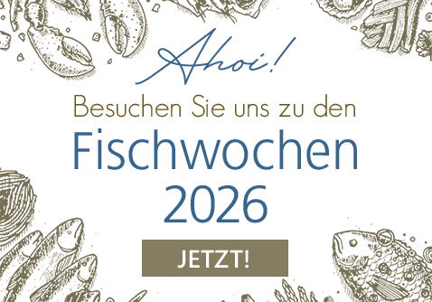 Illustration von Fischen und Meeresfrüchten